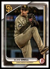 Blake Snell 2024 Bowman #74 San Diego Padres MLB READ FREE SHIPPING AutographDen