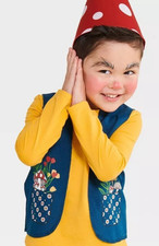 Hyde EEK Toddler GNOME Vest w Hat - One Size Costume Cosplay Halloween NEW