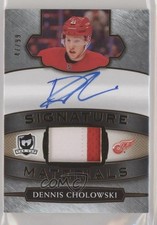 2018-19 Upper Deck The Cup Signature Materials 47/99 Dennis Cholowski Auto a2v