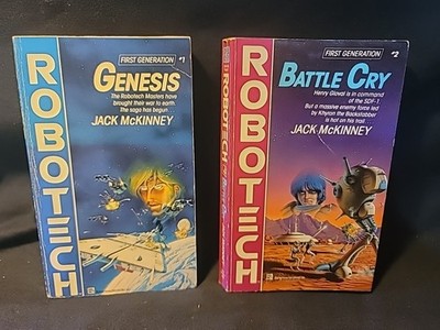 Robotech First Generation Genesis #1 and  Battle Cry #2 PBs Mech Warriors