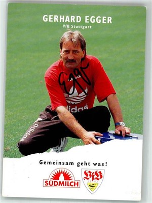 38150390 - 7000 Stuttgart Gerhard Egger VfB Stuttgart autograph card Panini