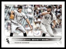 2022 Topps Update Tanner Banks/Bennett Sousa Chicago White Sox #US146