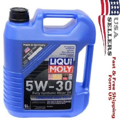 Engine Oil High Tech 5W-30 - Liqui Moly 2039, 5 Liters, Stock US-No Import Fees