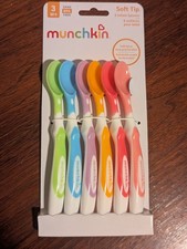 Munchkin Soft Tip Baby Infant Spoons Multicolor 6 Pack 3 Months New never Used