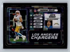 2025 Donruss Optic Justin Herbert Black Pandora (RAW)