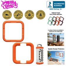 Custom-Fit Silicone Bumper Protectors for Turtlebox Ranger - Shockproof Orange