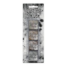 Tim Holtz Distress Mini Oxide Ink Pads 4/Pkg-Kit 12