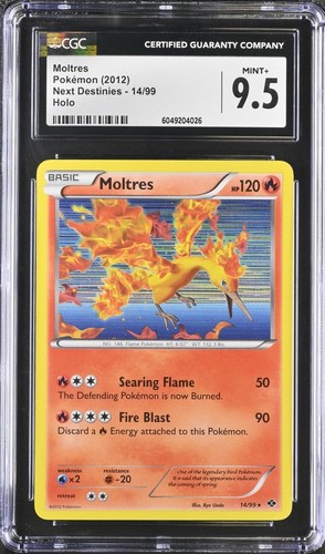 Moltres graded CGC 9.5 for sale on eBay