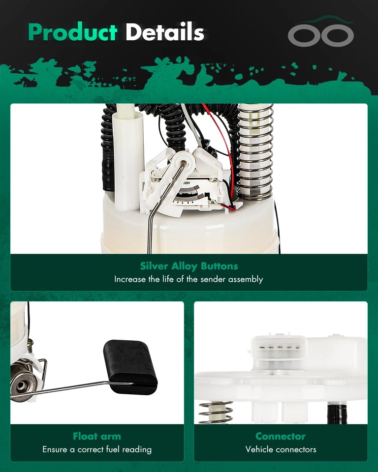 Módulo de bomba de combustible eléctrica para Nissan Juke 1,6 L tracción delantera 2011 2012 2013 2014 2015-2017 Foto 3 de 4