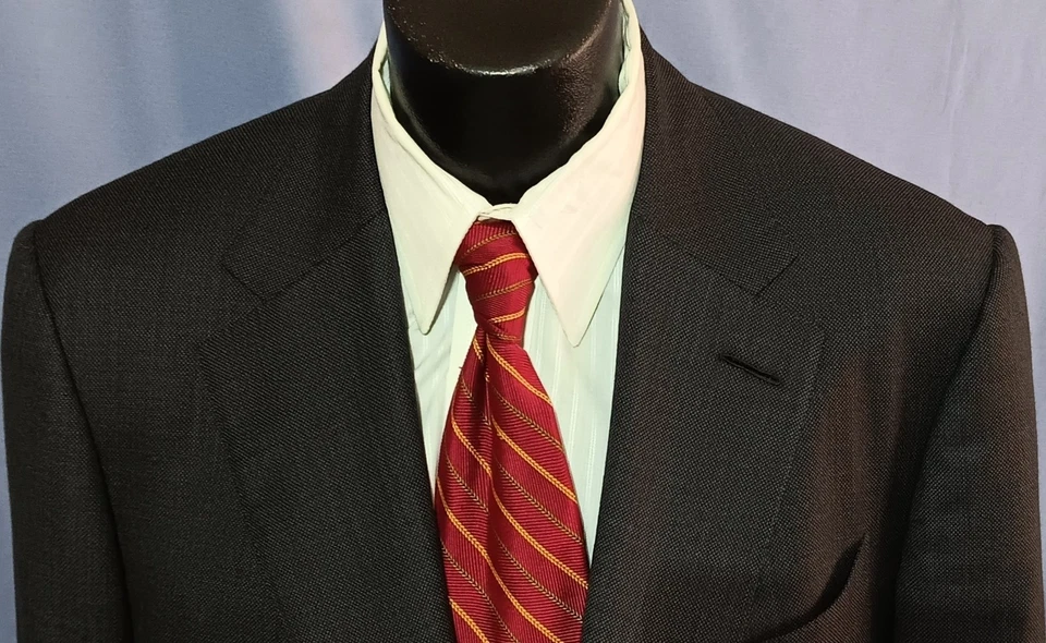 Abrigo deportivo Tom Ford 44L doble ventilación exquisito azul/gris Foto 2 de 4