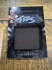 2025 Panini Black - Rookie Patch Autographs Shedeur Sanders #RKPA-SSS /125 (AU,