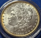 A 1884 O Morgan Silver Dollar $1 Coin - PrettyToning!