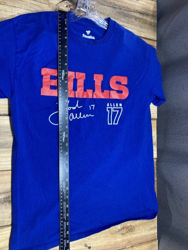 Josh Allen Buffalo Bills Fanatics Signature Name & Number Team T-Shirt - Royal - Picture 10 of 11