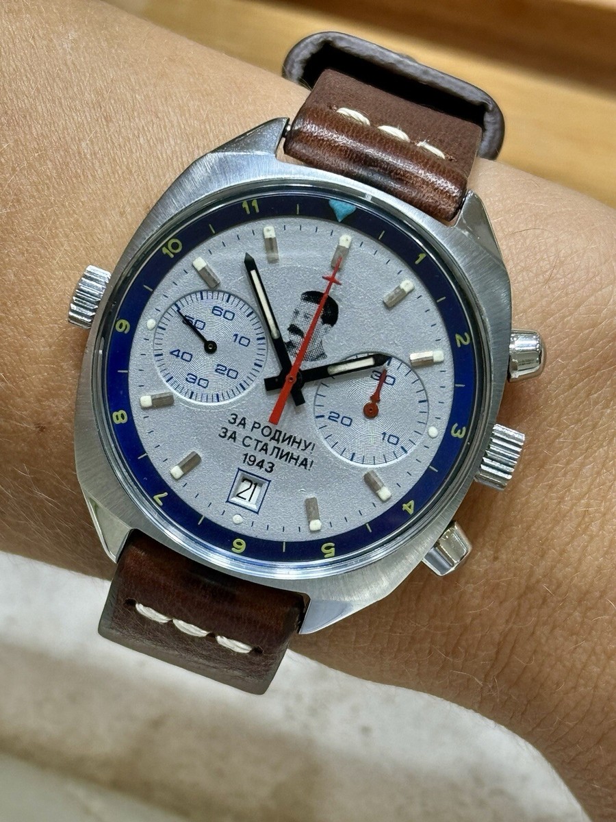 Poljot Chronograph 3133 Sturmanskie Watch For The Motherland