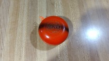 Vintage Duncan Super Tournament Tops YoYo,orange/black stripe,rare 