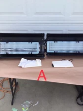 2 x lot of Kino Flo Diva-Lite 201 Light Fixtures with Case Used for video