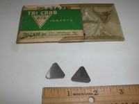 Tri-carb Tpg-436 Carbide Inserts (4 Pcs) Tri-carb Tpg-436 Carbide Inserts (4 Pcs)