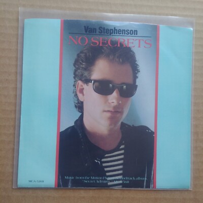 VAN STEPHENSON No Secrets DJ PROMO 45 7'' Vinyl POP ROCK