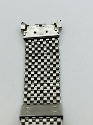 Vintage JB Champion NASA Mesh Watch Band for Omega Curved End 19mm