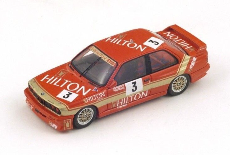 1/43 BMW M3 (E30)  Hilton  Winner Macau GP 1987  #3 Roberto Ravaglia