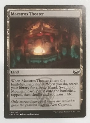 MAESTROS THEATER Streets of New Capenna MTG Magic Gathering