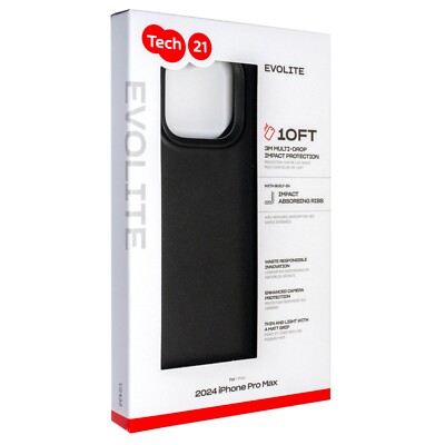 Tech21 Evo Lite Drop Protection Case for iPhone 16 Pro Max