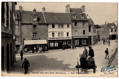 CPA 29 - SAINT POL DE LEON (Finistère) - 655. Rue Croix-au-lin - ND Phot (animiert