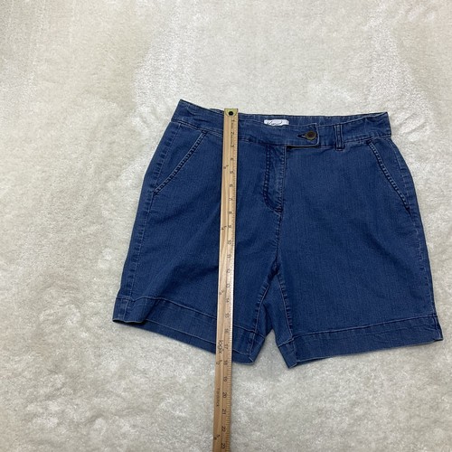 Kim Rogers Womens Size 10 Denim Blue Jean Shorts - Imagen 4 de 7