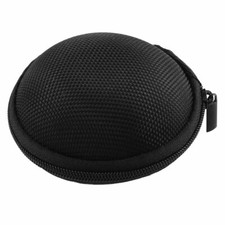 Earphone Headphone Carrying Hard Hold Case Storage Bag Box Pocket Black