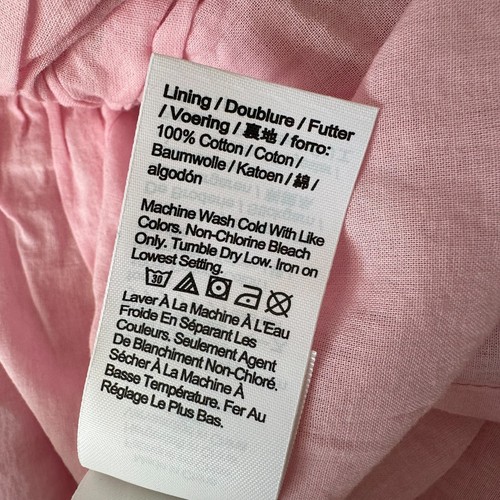NWT J Crew Crewcuts Girls Pull on Skirt Size M Pink Floral Embroidered - Picture 7 of 10