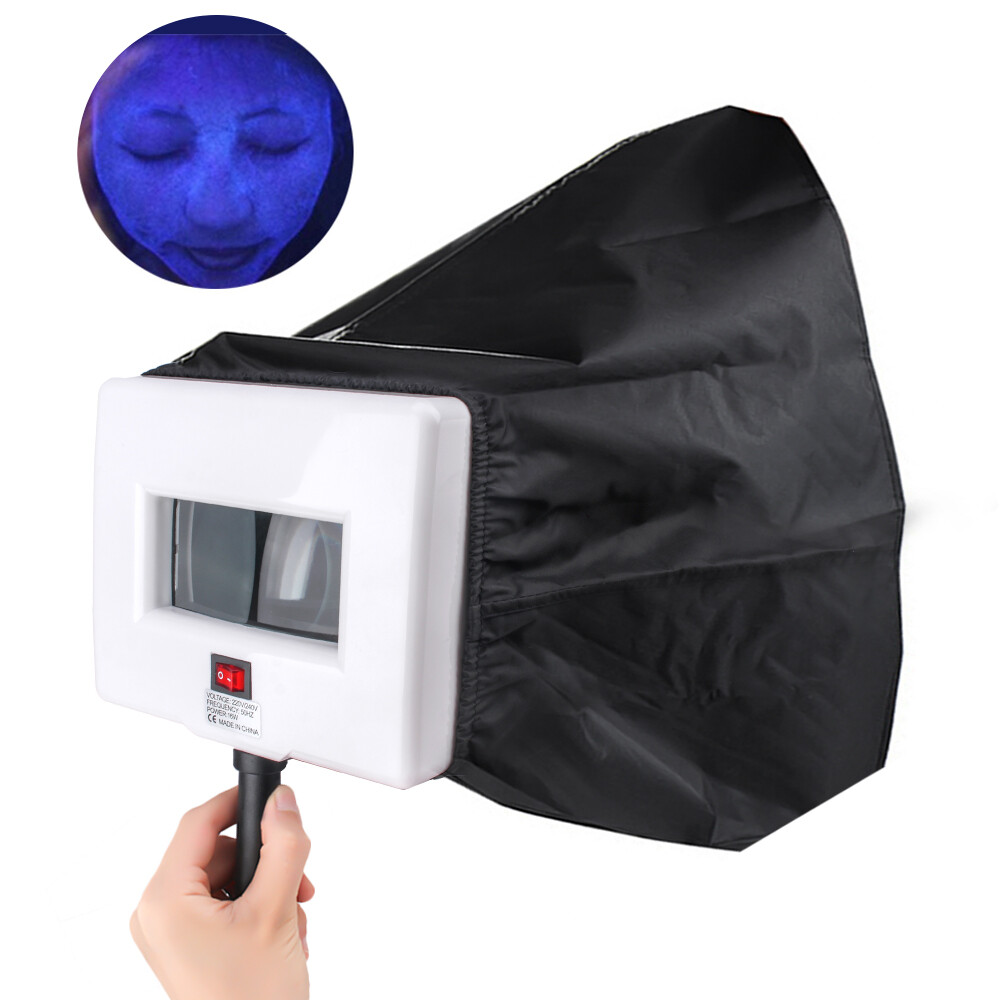 Elitzia Gesichtsanalyselampe Mit Lupe – 6 Farblicht-Funktionen Für Schönheitssalon & Hautdiagnose