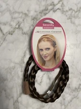 Serenity Thick Braided Headband Accent by EasiHair Hairpieces Luscious Caramel