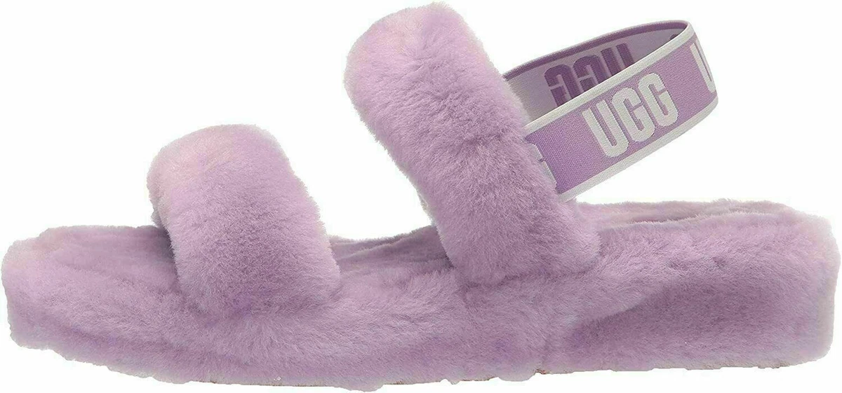 UGG Women s Oh Yeah Slide Sandal LBM Lavender NEW