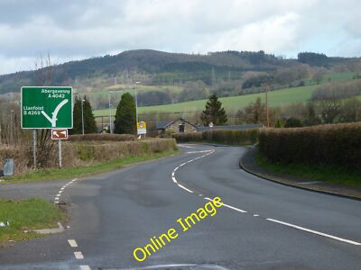 Photo 6x4 The A4042 approaching Llanellen Beili-glas  c2014