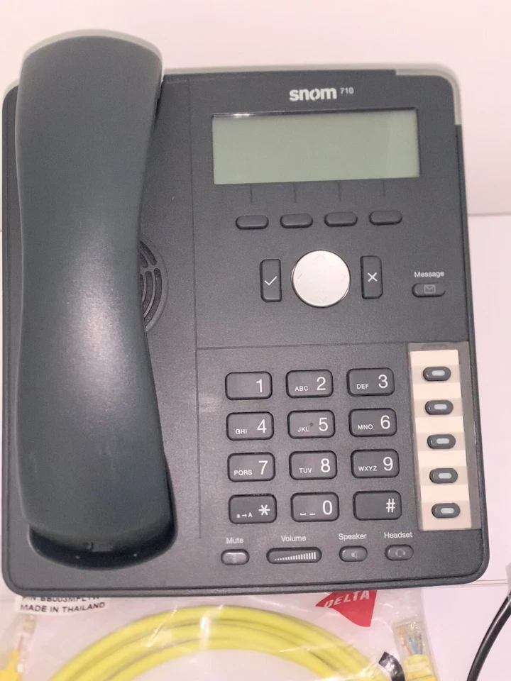 Snom 710 IP VoIP Phone **Inc VAT  & 1yr Warranty** - Image 2 of 4