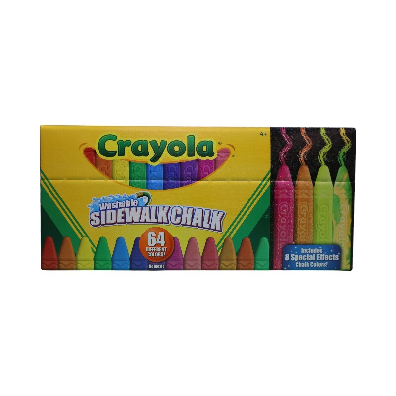 64 Ultimate Sidewalk Chalk Collection Crayola Draw Craft Art