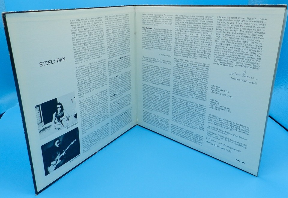 Steely Dan Aja Original Master Recording MFSL 1033 Vinyl Record Japan