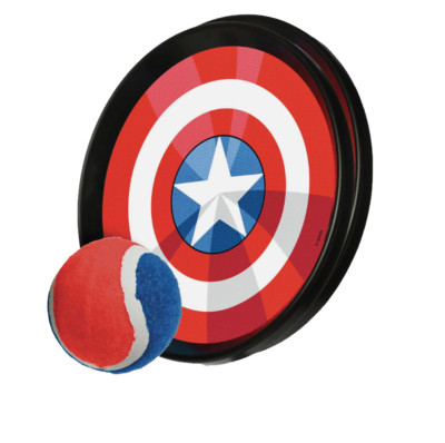 Marvel Avengers Toss & Catch Game 3pc Set - 2 Paddles + Ball Ages 3+ NEW GB