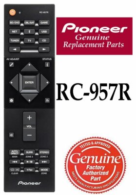 New Pioneer RC-957R Remote Control VSX-LX102 VSX-LX302 VSX-832 VSX-932 VSX-933