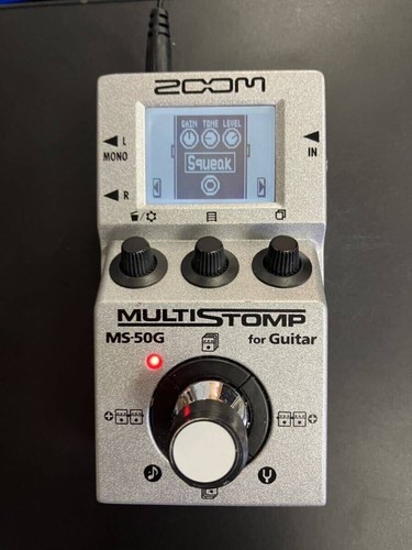 Zoom MS-50G Multi Stomp Multi-Effects Guitar Effect Pedal No adapter