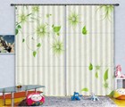 Brisk Flower template 3D Curtains Blockout Photo Printing Curtains Drape Fabric