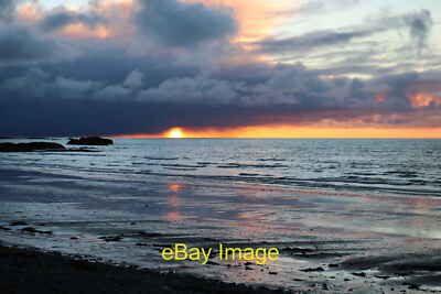 Photo 12x8 Sunset, Ainslie Shore Girvan  c2019