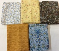 FAT QUARTER BUNDLE OF 5-100 COTTON - F540