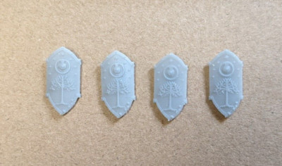 Minas Tirth Shield (4er Pack) (Ingold) - MESBG Herr der Ringe