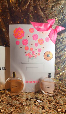 Chanel #2 Chance Eau De Parfum 3.4 FREE DNKY BACK PACK