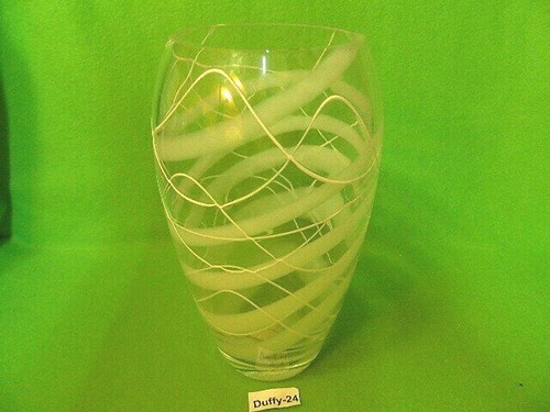 Glas Vase Spirale 24 cm von Rosenthal