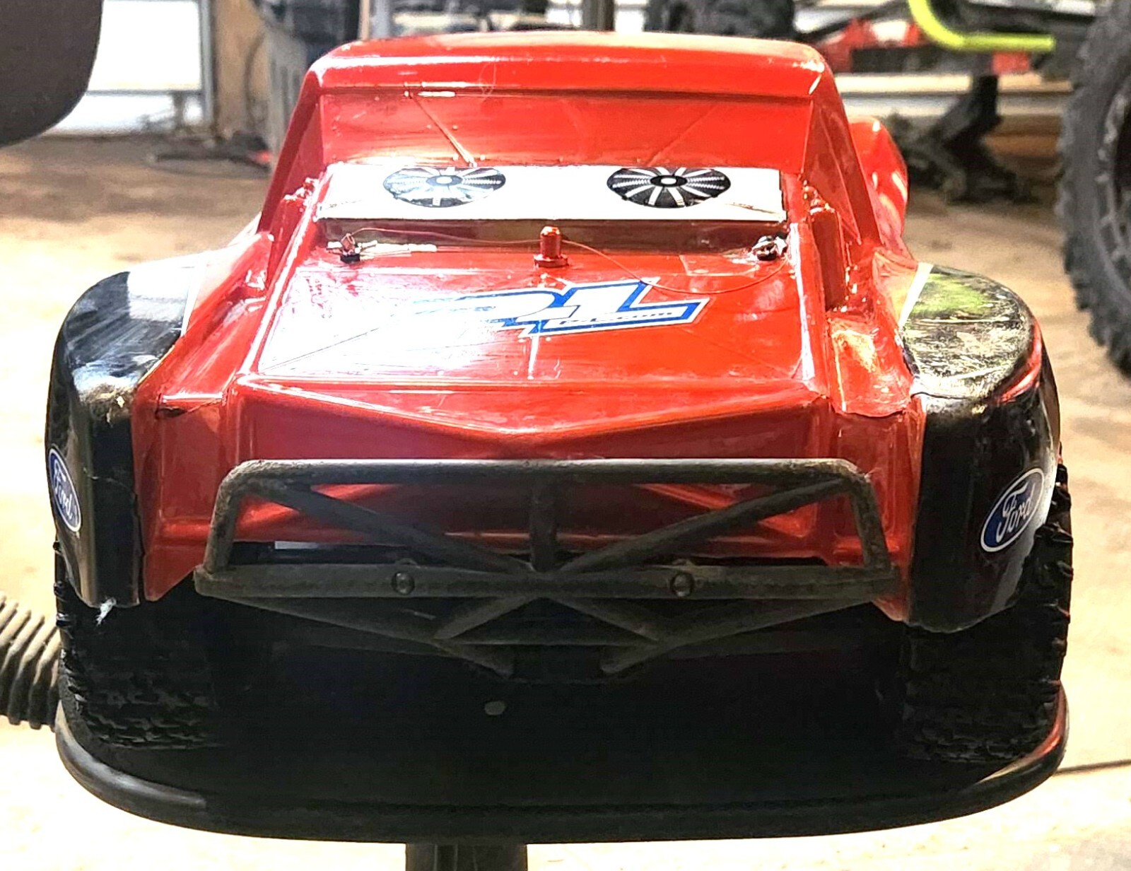 Traxxas Slash 4X4 with hop ups. GTR Shocks, aluminum, 4 batteries