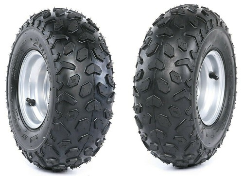 2 Pack 6" inch Wheel 145/70-6 Tire Rim 3 Stud ATV Quad Go Kart Bike 110cc 125 - Foto 1 di 6