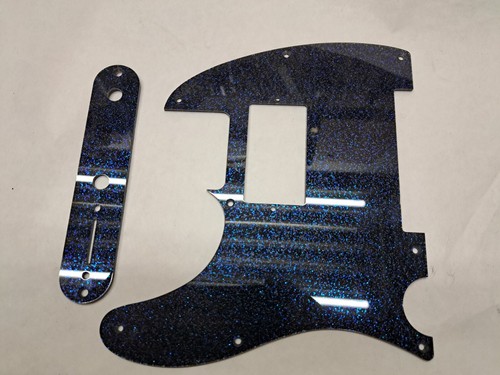 Lefty Dragon Scale Glitter Humbucker Pickguard +Cover for Fender Tele Telecaster - 第 1/12 張圖片