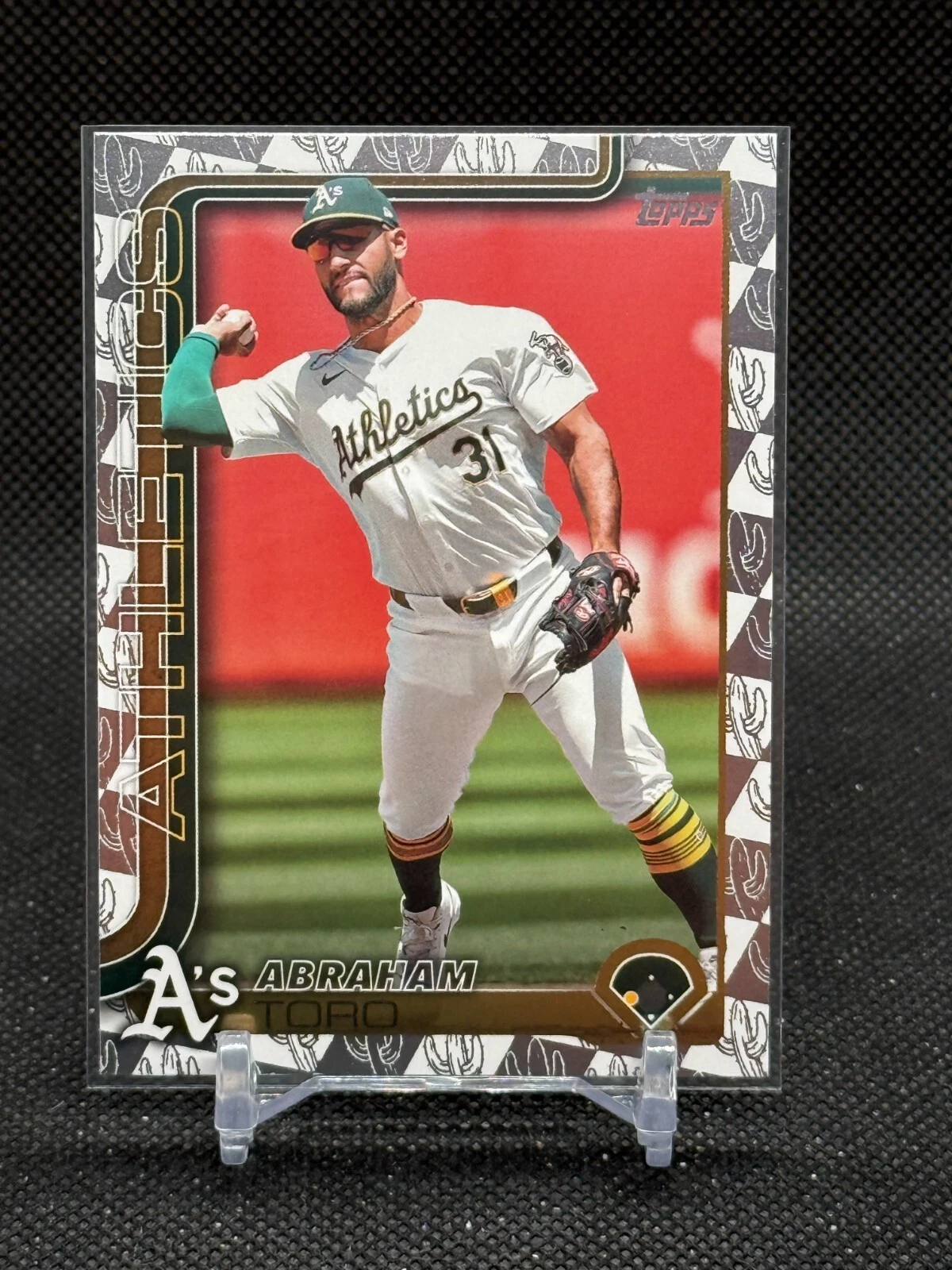 2025 Topps SPRING TRAINING FOIL Abraham Toro #245 - Oakland Athletics